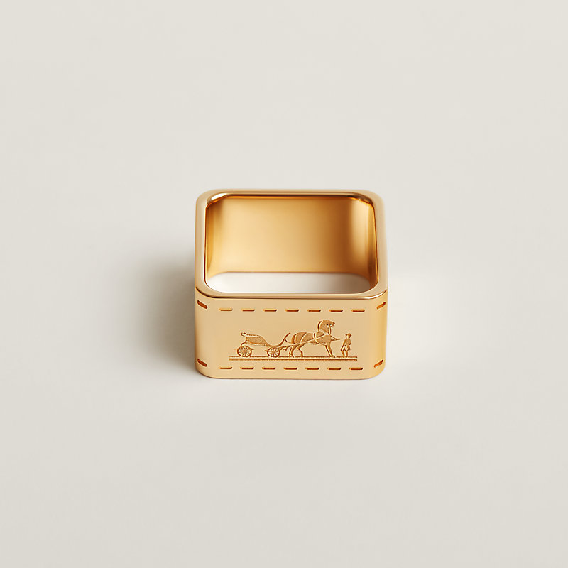 スカーフリング 90 《ボルデュック》 - ピンク | Hermès - エルメス